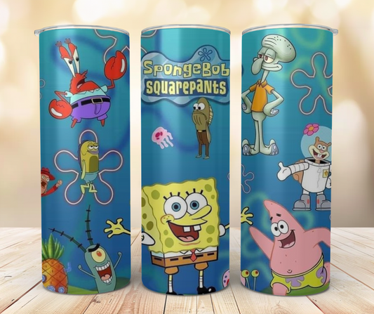 🌊 Bikini Beach Besties 20oz Skinny Tumbler ⭐🐠